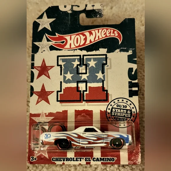 Hot Wheels 50th Anniversary Stars & Stripes - Walmart Exclusive Set of 10